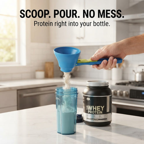 Measuring Spoon Funnel - Scoop. pour. no mess.