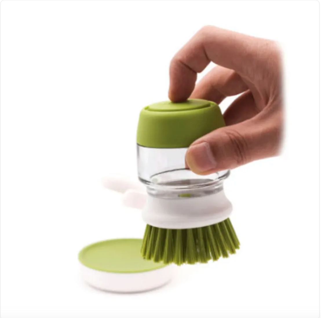 Soap Dispensing Dish Brush with Stand