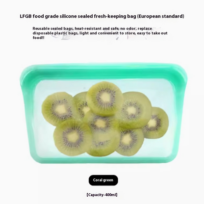 Reusable Silicone Food Storage Bag
