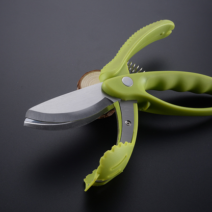 Salad Chopper Scissors - Chop Right in the Bowl