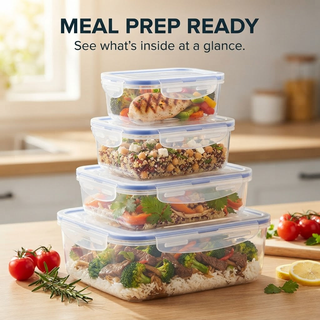 Meal Prep Container Set - Meal prep ready