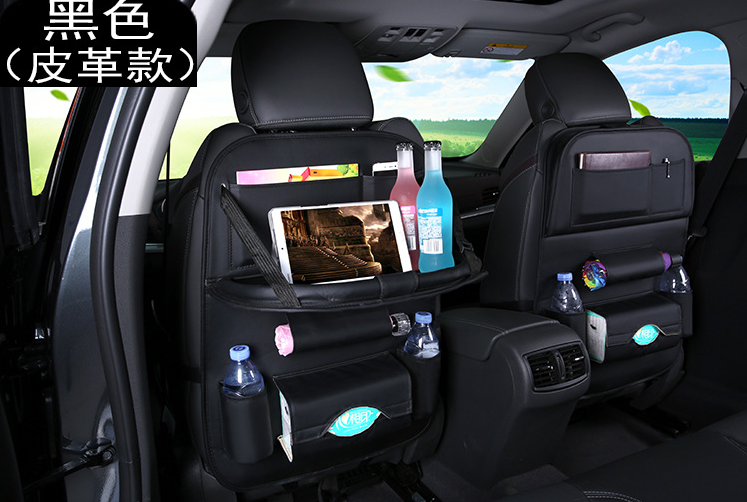 Back Seat Car Organizer with Foldable Tray