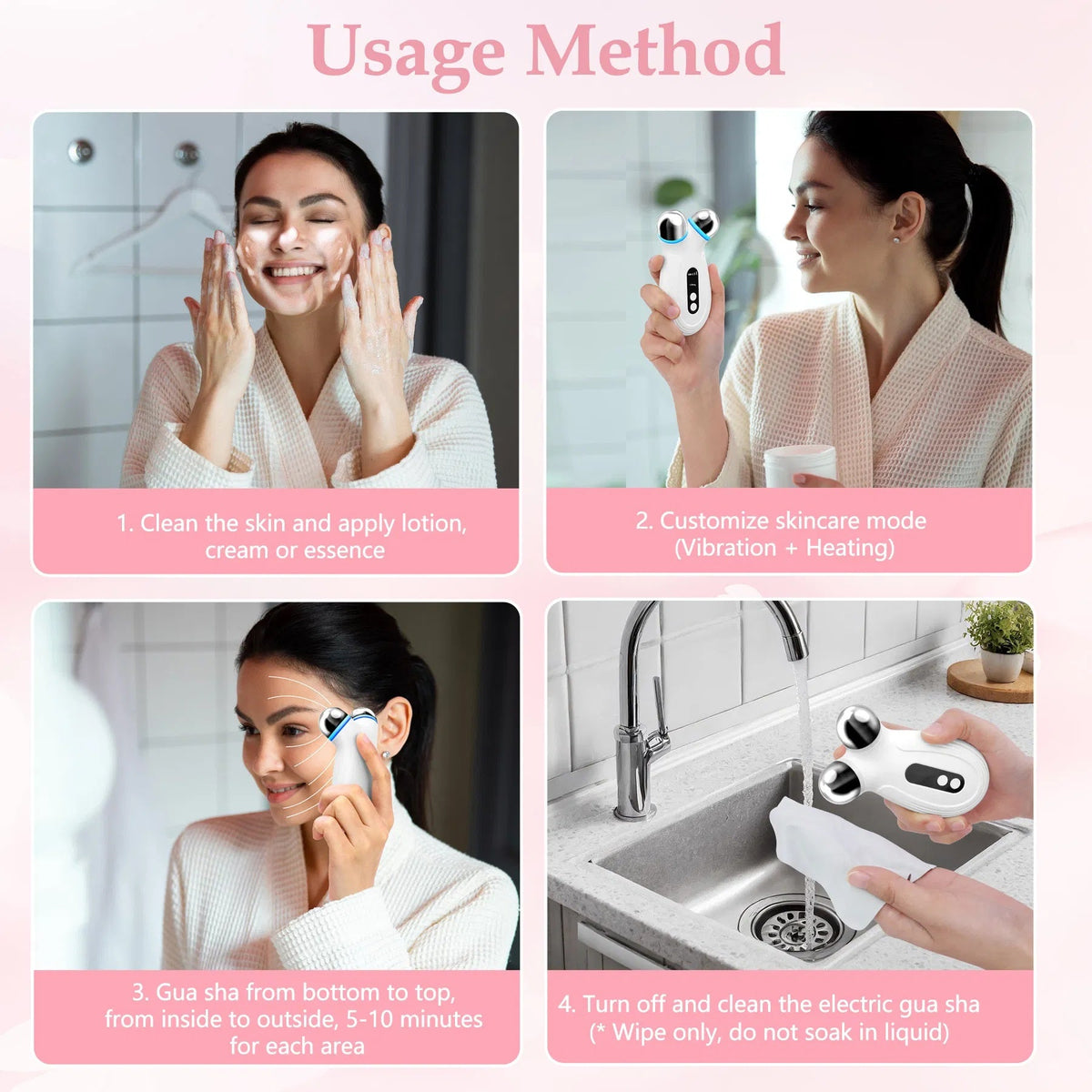 Microcurrent Face Sculpting Device - At-Home Facial Toning Tool