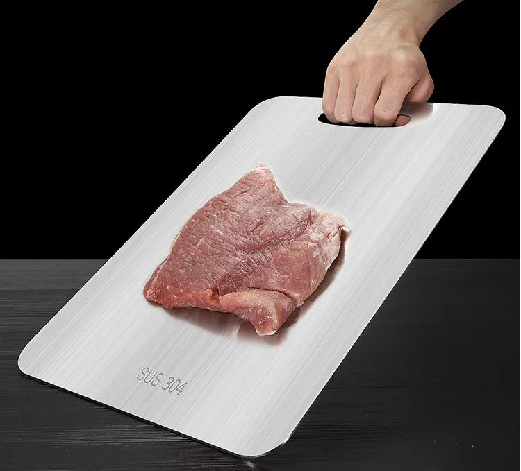 Stainless Steel Cutting Board - Non-Porous & Easy Clean