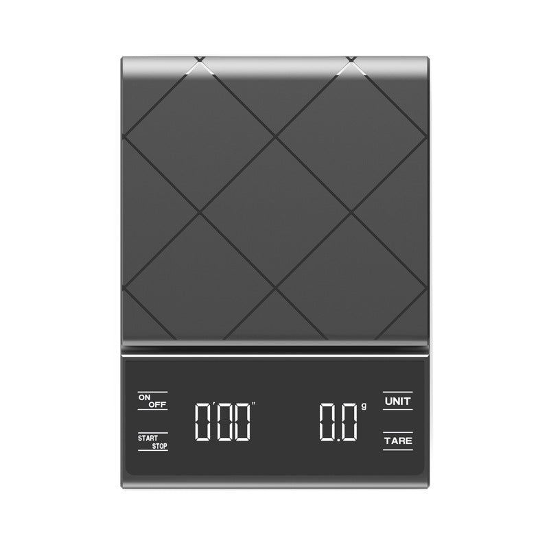 Coffee scale top view with dual display