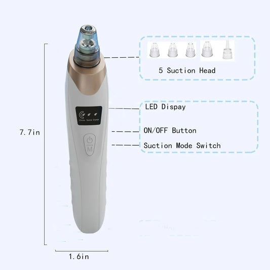Electric Blackhead Remover - Pore Vacuum
