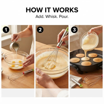 Stainless Steel Whisk - How it works