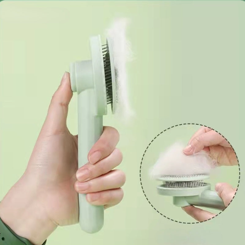 Self-Cleaning Slicker Brush for Cats & Dogs