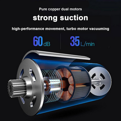 Cordless Handheld Car Vacuum - 120W Portable Mini Vacuum