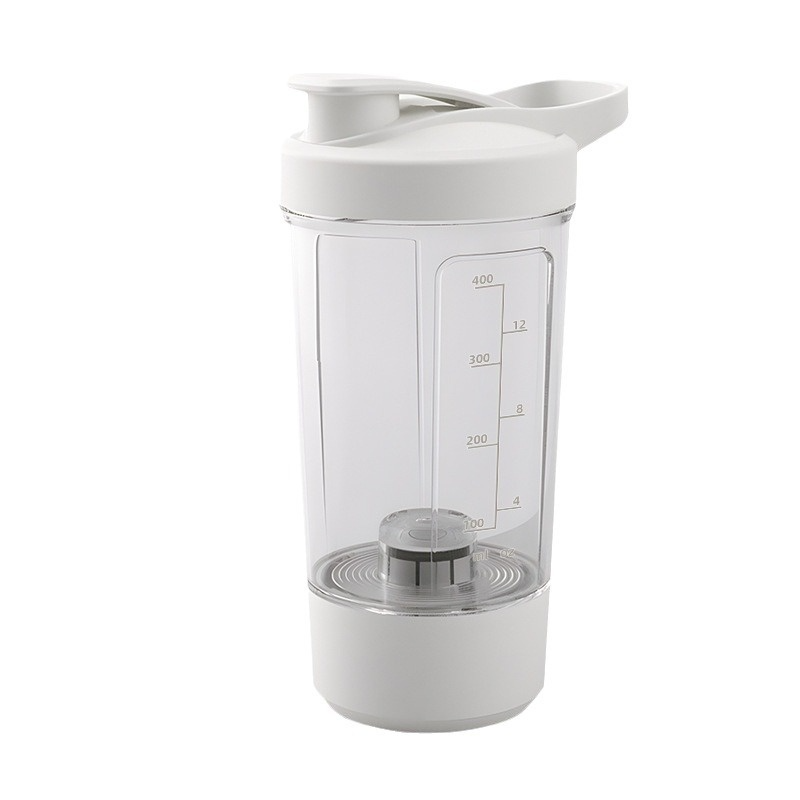 Rechargeable Electric Protein Shaker Bottle (14 oz)