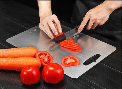 Stainless Steel Cutting Board - Non-Porous & Easy Clean