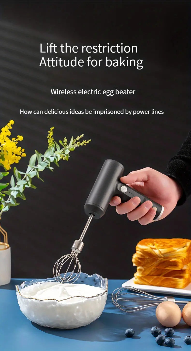 Cordless Rechargeable Hand Mixer