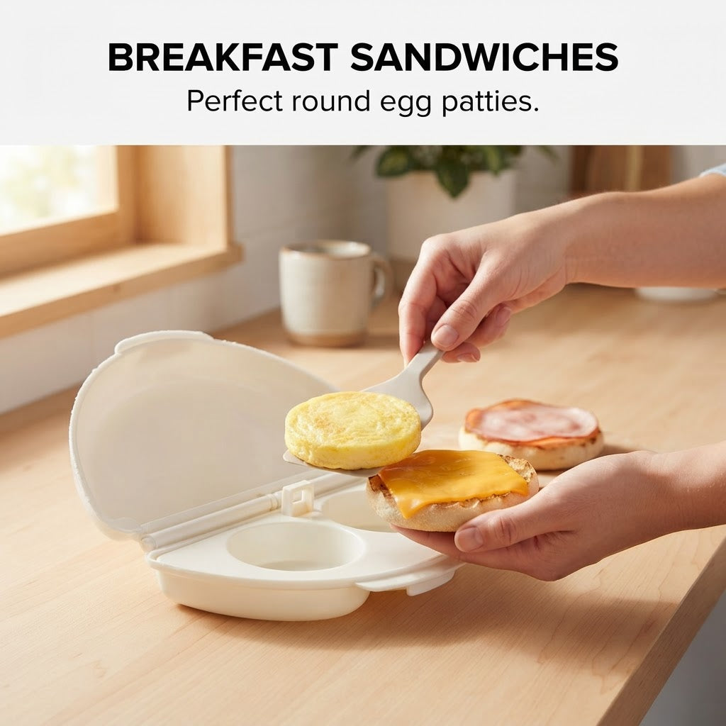Microwave Egg Cooker - Breakfast sandwiches