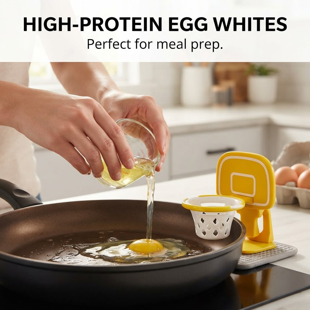 Basketball Hoop Egg Separator - High-protein egg whites