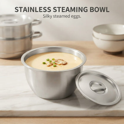 Stainless Steel Steaming Bowl