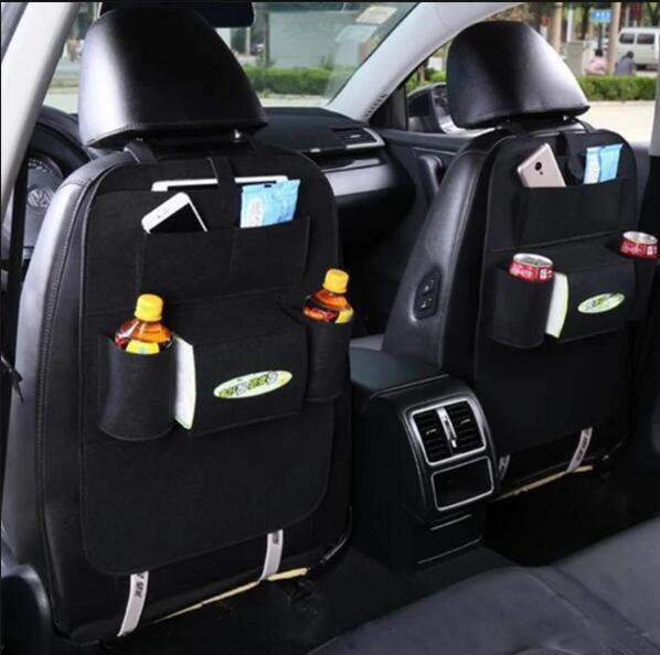 Back Seat Car Organizer with Foldable Tray