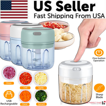 Cordless Electric Garlic & Veggie Chopper