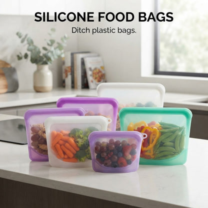 Reusable Silicone Food Storage Bag