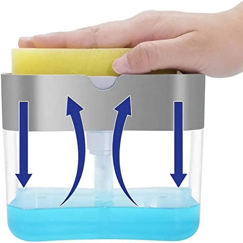 Soap Dispenser with Sponge Holder