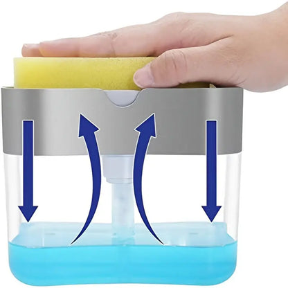 Soap Dispenser with Sponge Holder