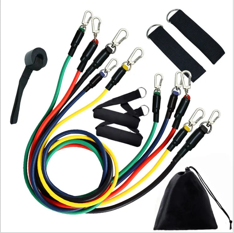11-Piece Resistance Band Set with Handles