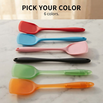 Heat-Resistant Silicone Spatula - Pick your color