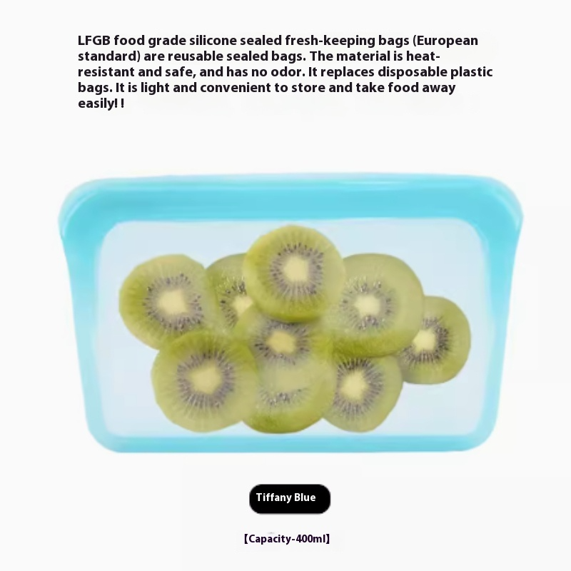 Reusable Silicone Food Storage Bag
