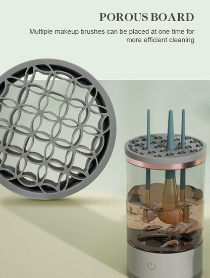 Electric Makeup Brush Cleaner - Wash and Dry Brushes in Seconds