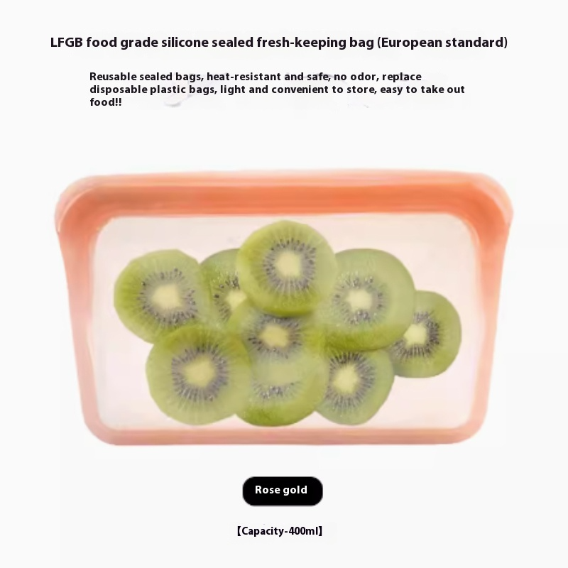Reusable Silicone Food Storage Bag