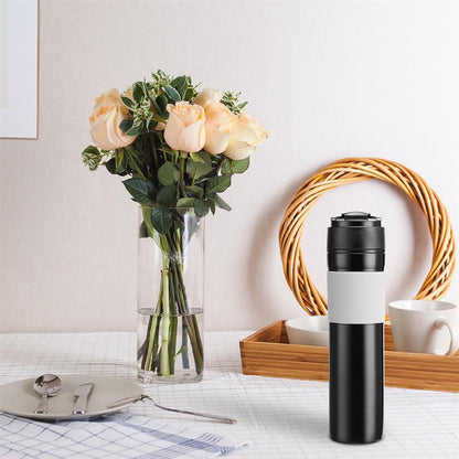 Portable French Press Coffee Bottle
