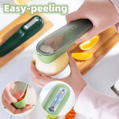 Veggie Peeler with Storage Tube