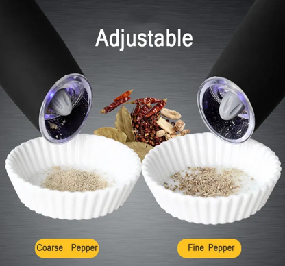 Electric Gravity Pepper Grinder - Flip to Grind