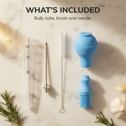Marinade Injector & Basting Brush - What's included