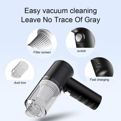 Cordless Handheld Car Vacuum - 120W Portable Mini Vacuum