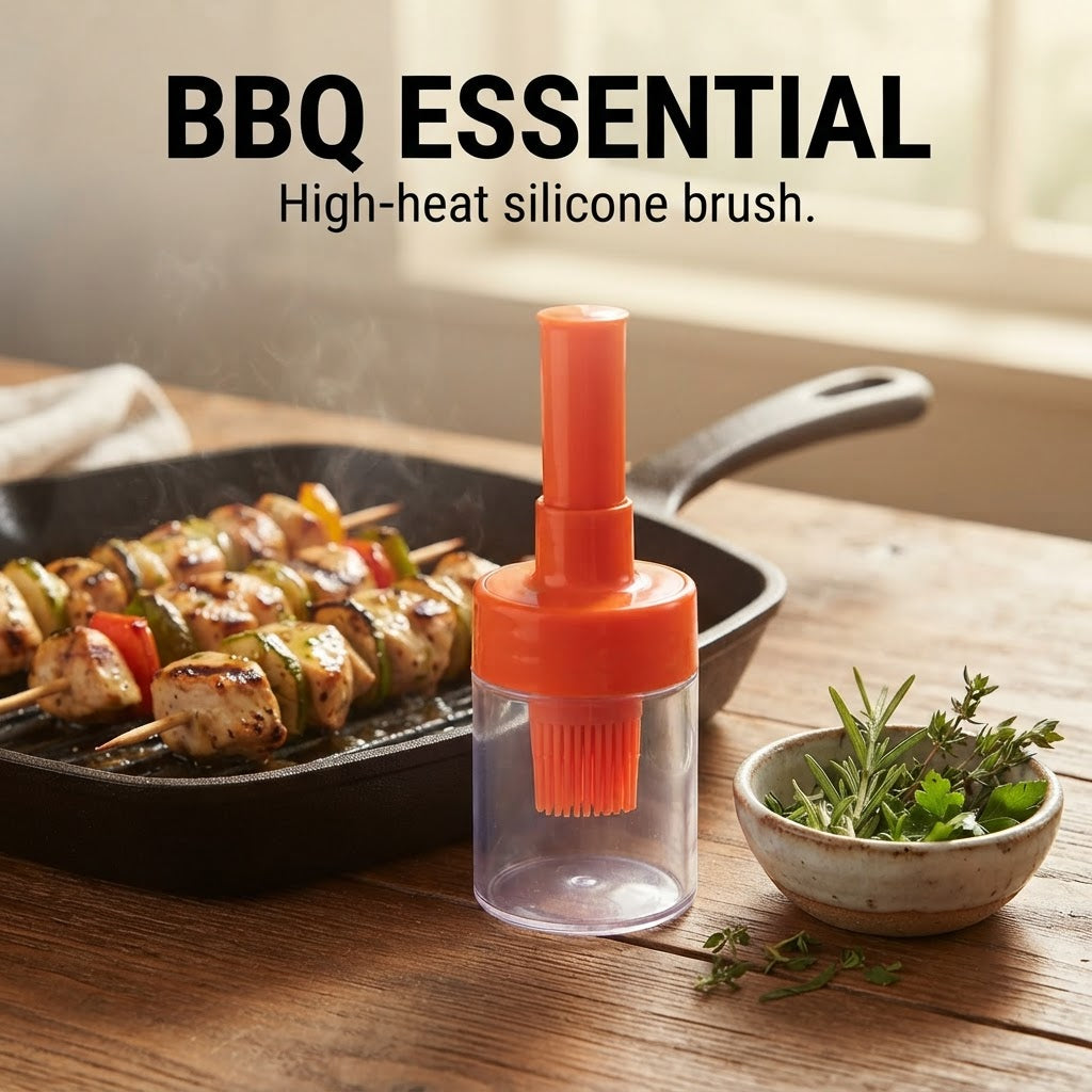 Silicone Oil Brush Bottle - Bbq essential