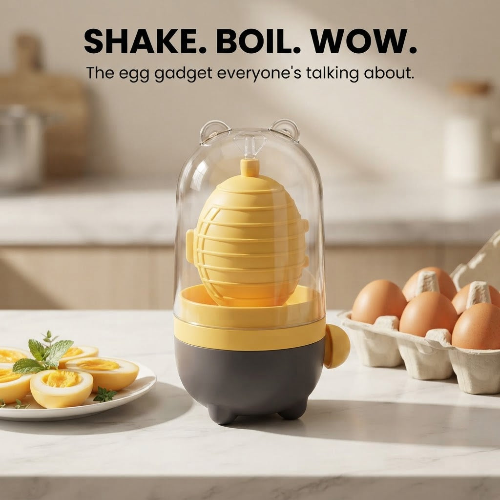 Golden Egg Shaker - Shake. boil. wow.