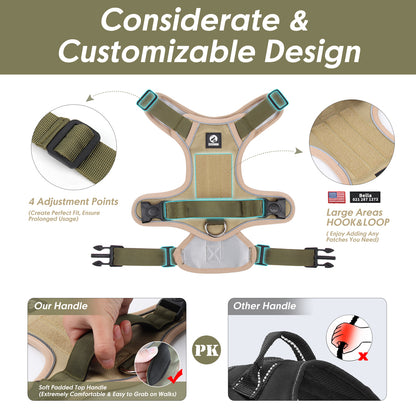 Reflective No-Pull Dog Harness with Handle