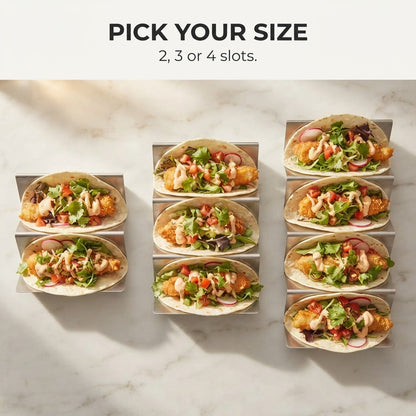 Stainless Steel Taco Holder - Pick your size