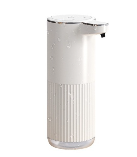 Touchless foam soap dispenser in white