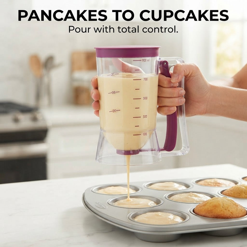 Pancake Batter Dispenser - Pancakes to cupcakes