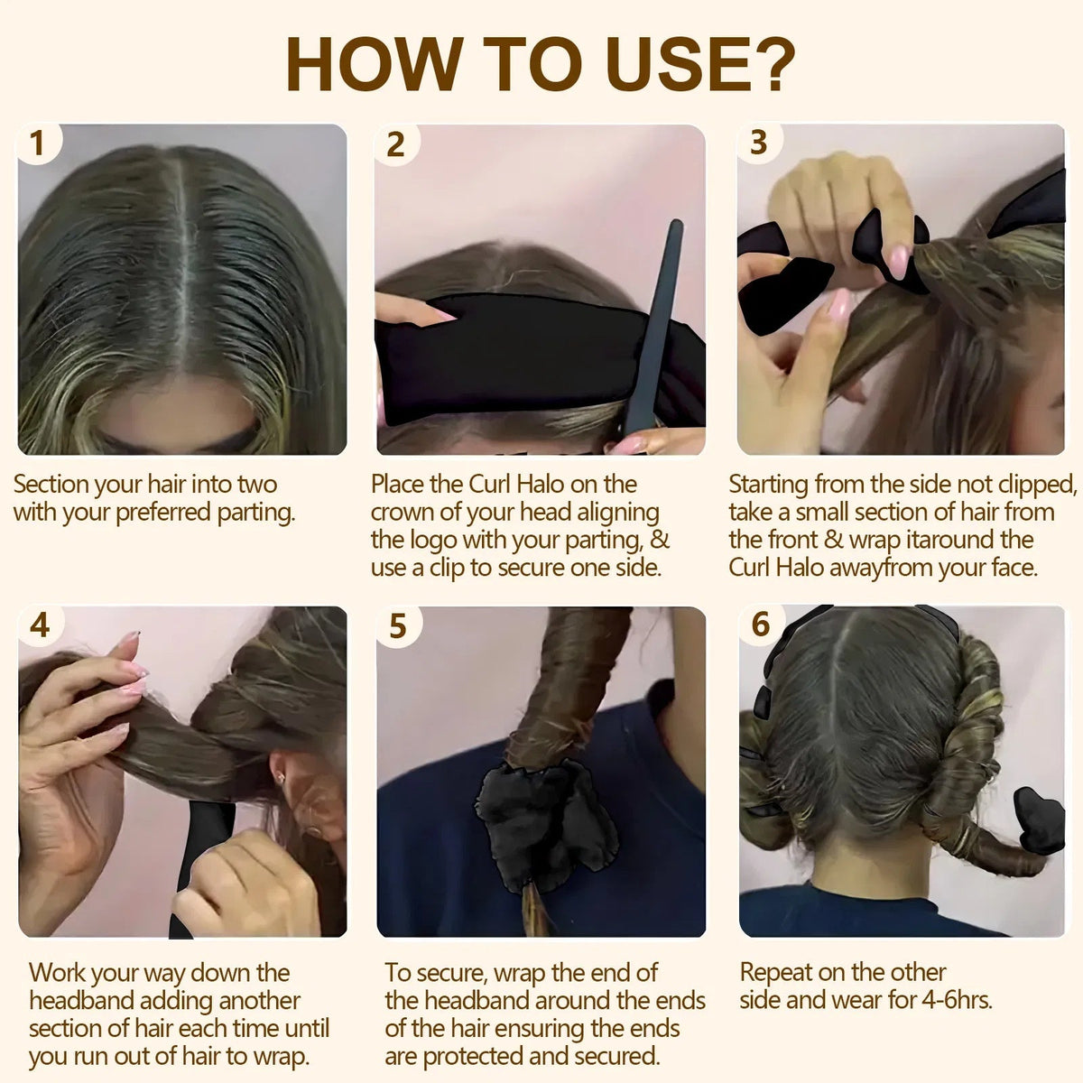 Satin Heatless Curling Rod - Overnight No-Heat Curls