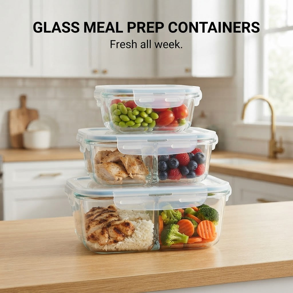 Glass Meal Prep Containers