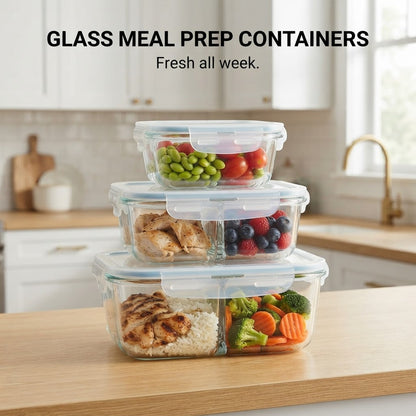 Glass Meal Prep Containers