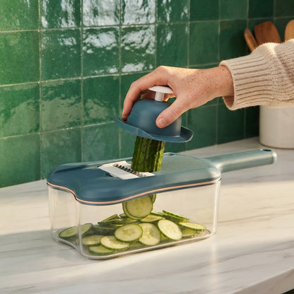 Mandoline Slicer with Hand Guard & Container