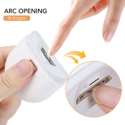 Automatic Electric Nail Clipper with LED Light
