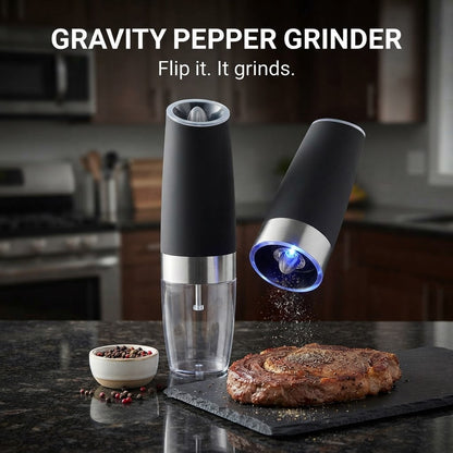 Electric Gravity Pepper Grinder