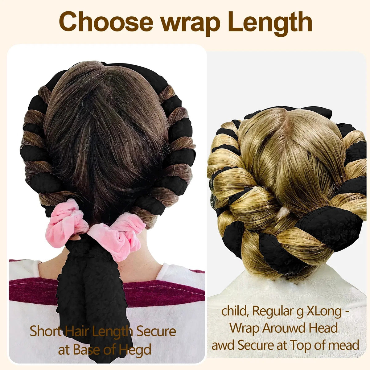 Satin Heatless Curling Rod - Overnight No-Heat Curls