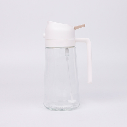 2-in-1 Glass Oil Dispenser & Sprayer