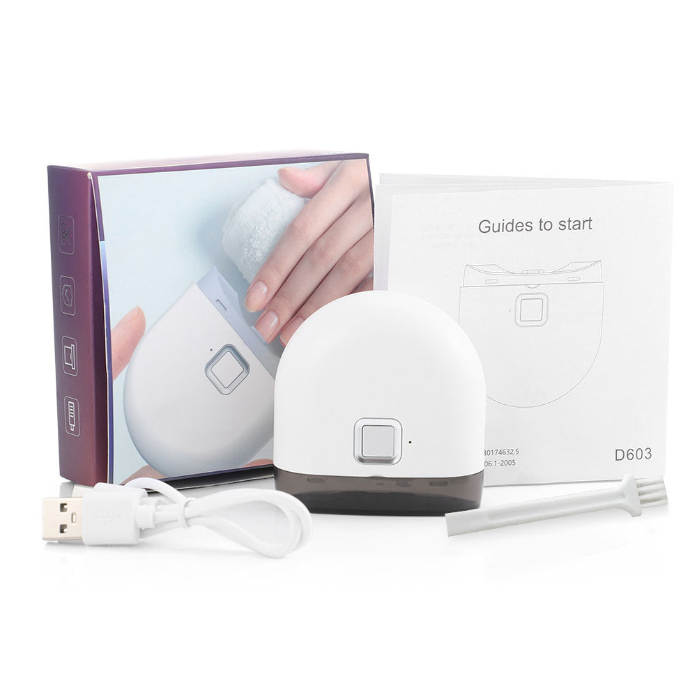 Automatic Electric Nail Clipper with LED Light