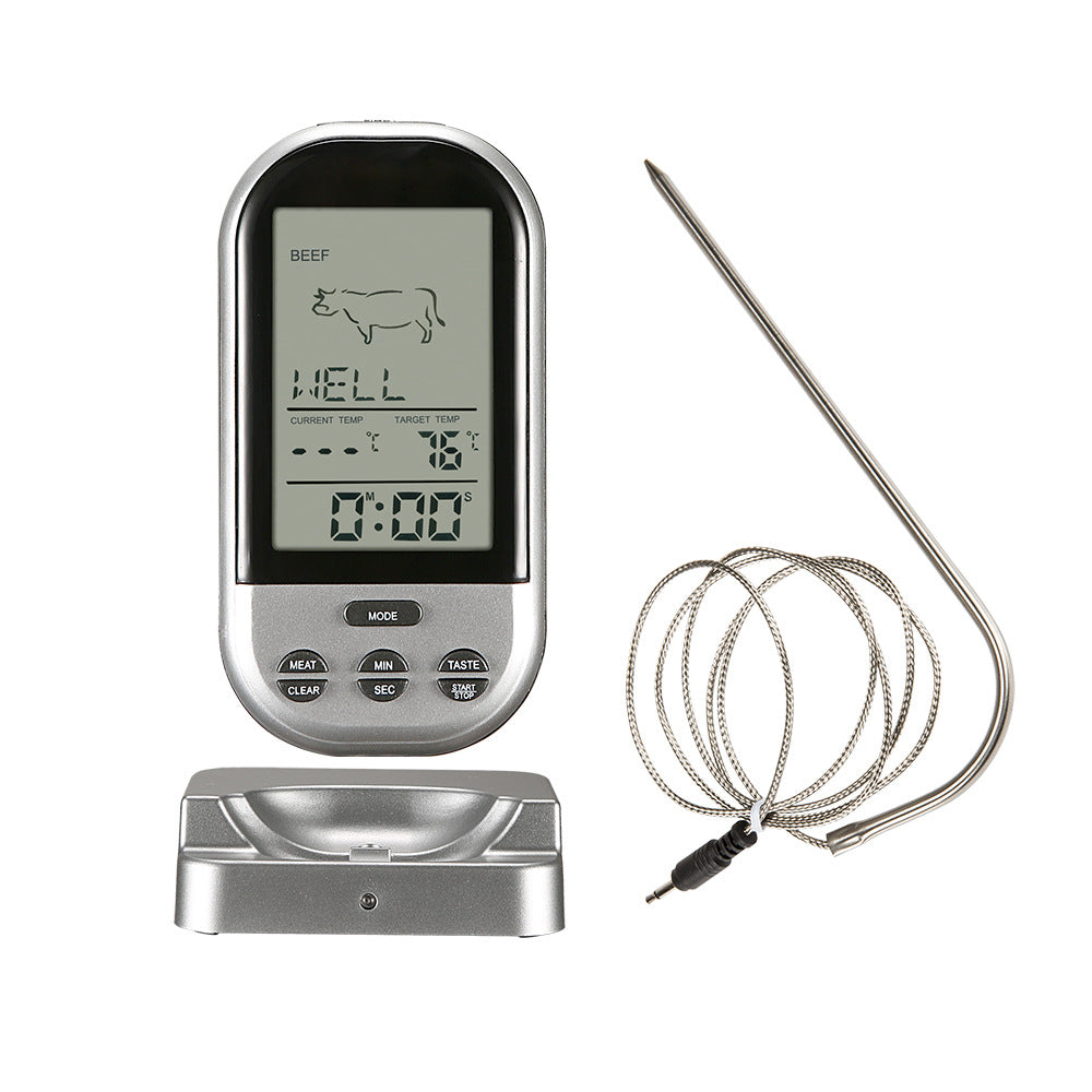 Wireless Remote Meat Thermometer with Timer